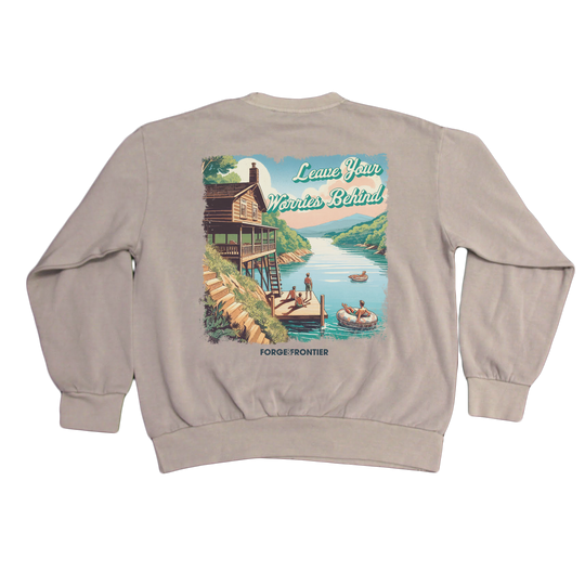 "Leave Your Worries Behind" Crewneck