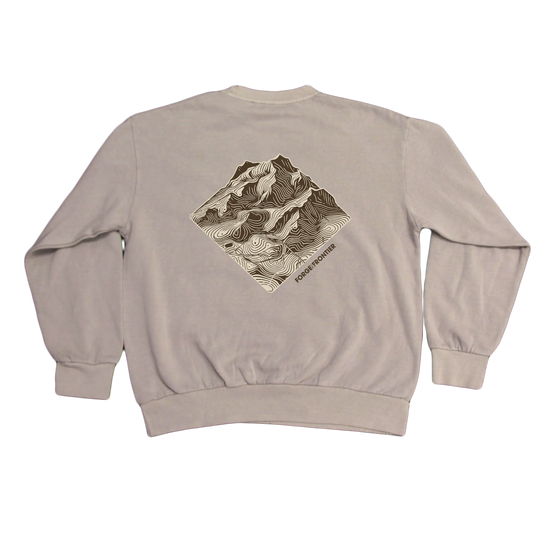 "Mountain Topography" Crewneck