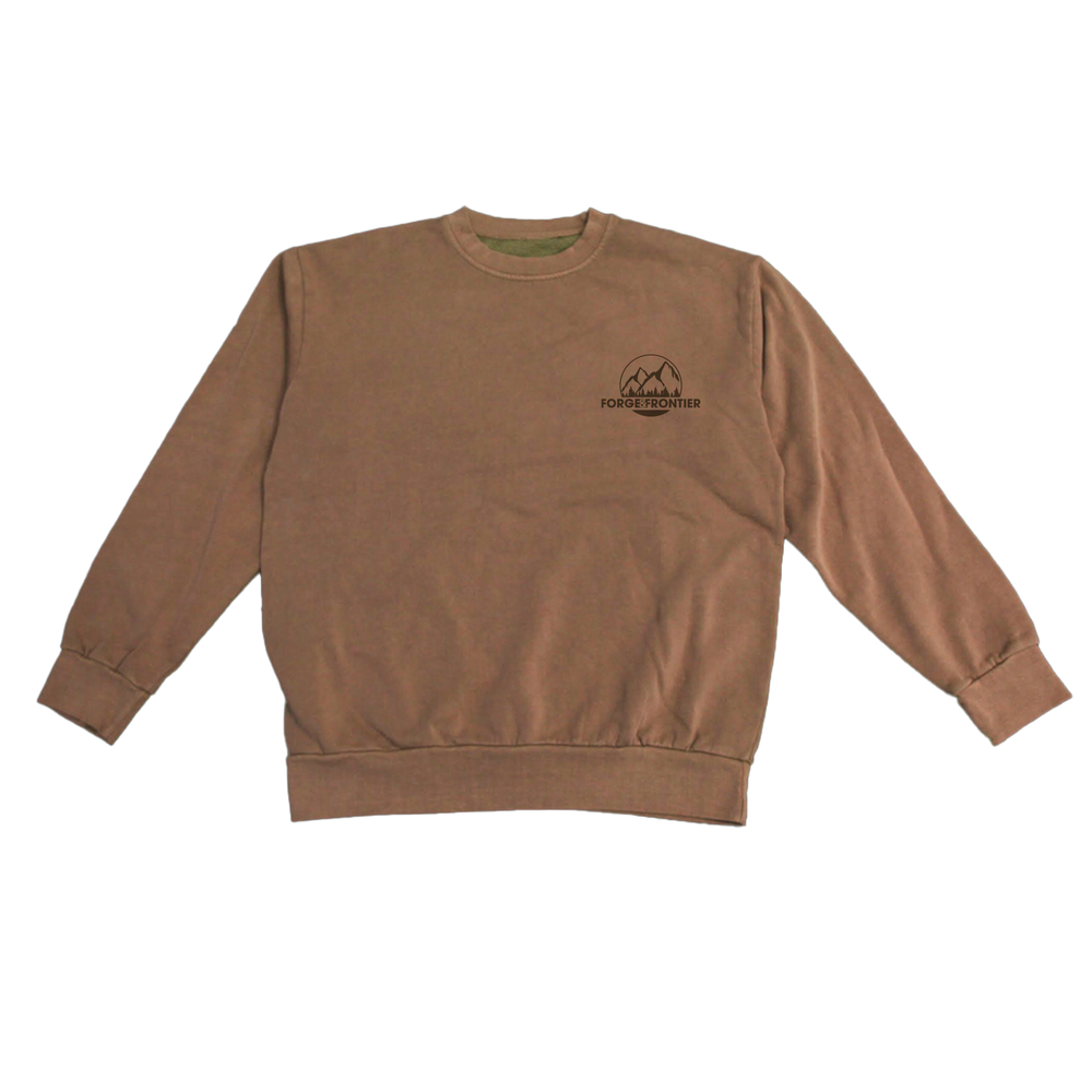 "Mountain Topography" Crewneck